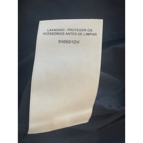 Hermès Womens Black Long-Sleeve Button-Up Shirt With Waist Tie Detail 100% Cotto - Picture 8 of 9